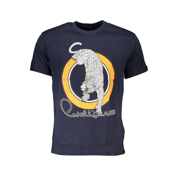 T-shirt en coton bleu