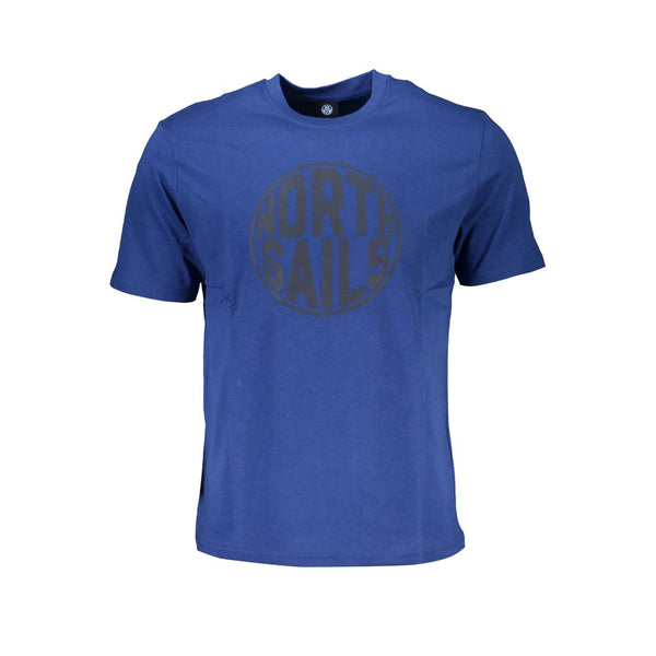 T-shirt di cotone blu