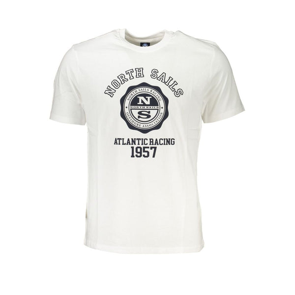 Camiseta de algodón blanco