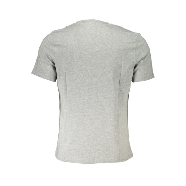 Camiseta de algodón gris