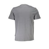 Camiseta de algodón gris