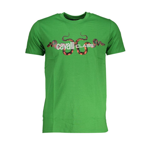 Camiseta de algodón verde