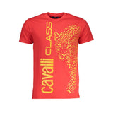 Rotes Baumwollt-Shirt