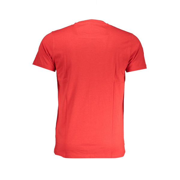 Rotes Baumwollt-Shirt