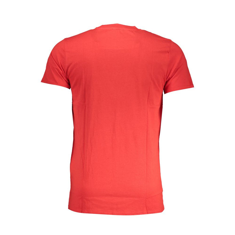 Rotes Baumwollt-Shirt