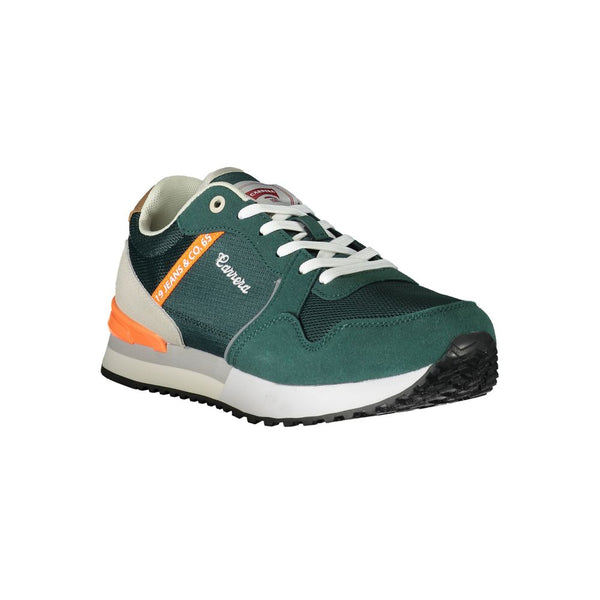 Sneaker en polyester vert