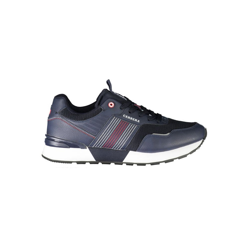 Blauer Polyester -Sneaker