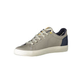 Grauer Polyester -Sneaker