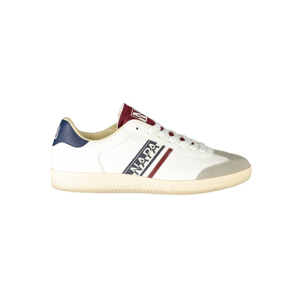 White Polyester Sneaker