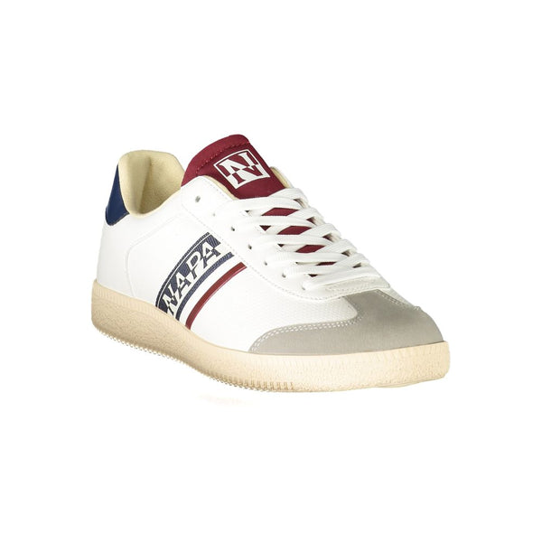 White Polyester Sneaker