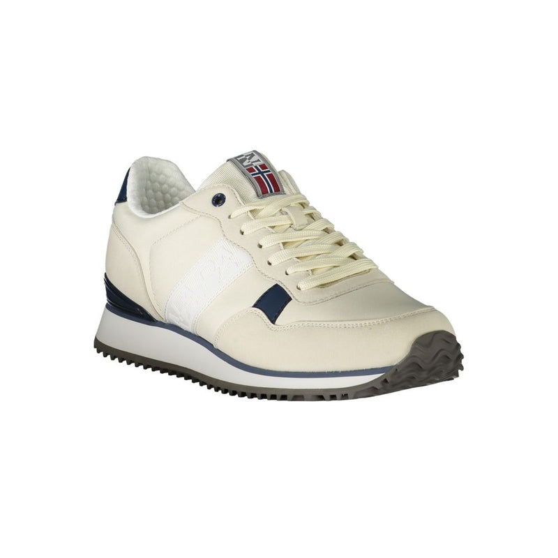 Sneaker in poliestere bianco