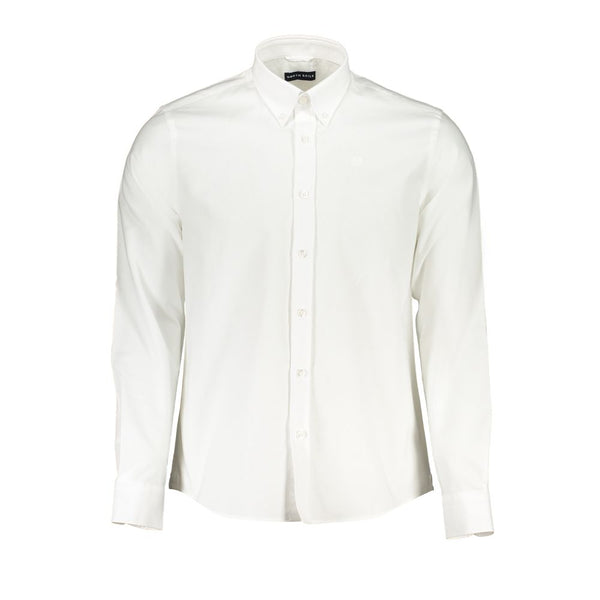 Camicia di cotone bianco