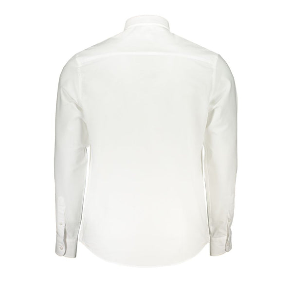 Camisa de algodón blanco