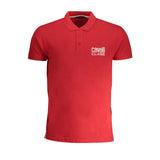 Polo en coton rouge