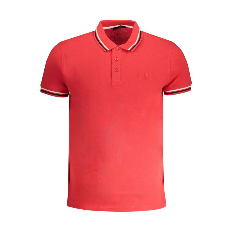 Polo de algodón rojo