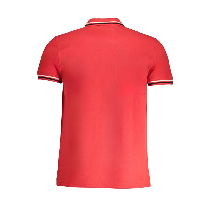 Polo de algodón rojo