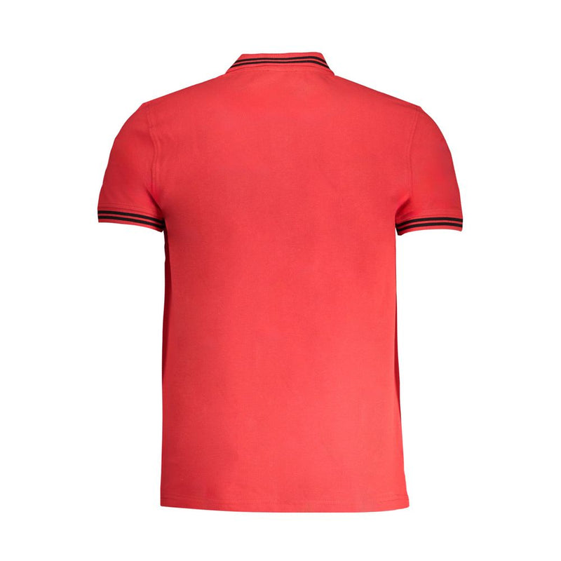 Polo de algodón rojo