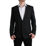 Black Wool MARTINI Stretch Jacket Blazer