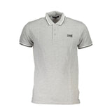 Polo en coton gris