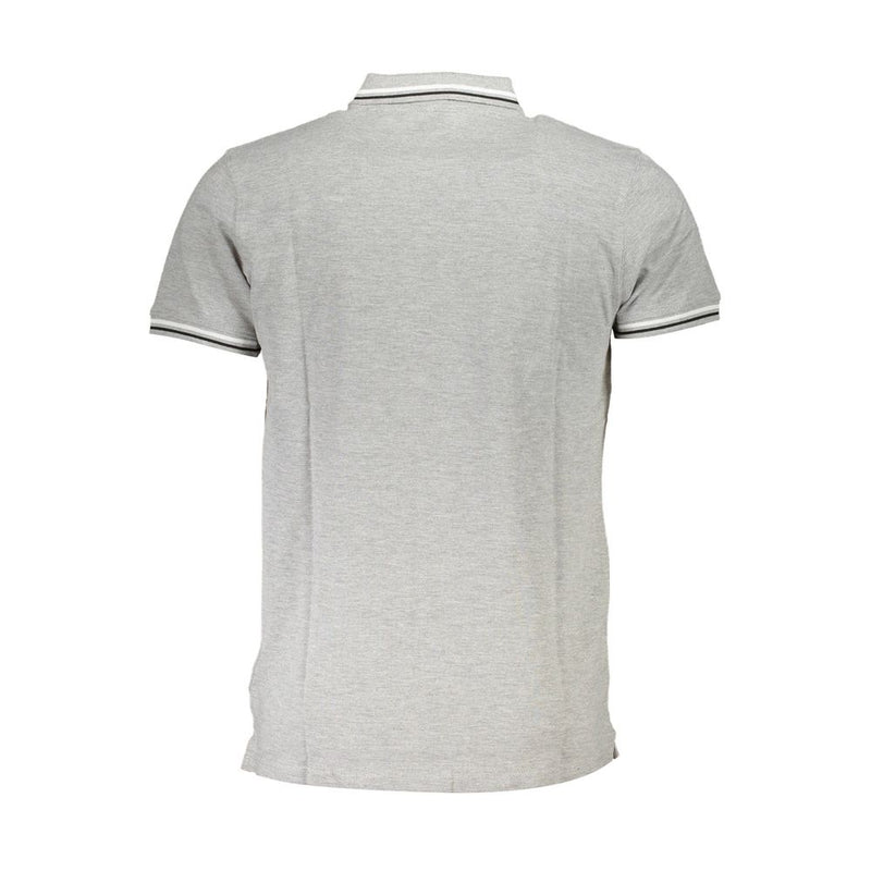 Polo en coton gris