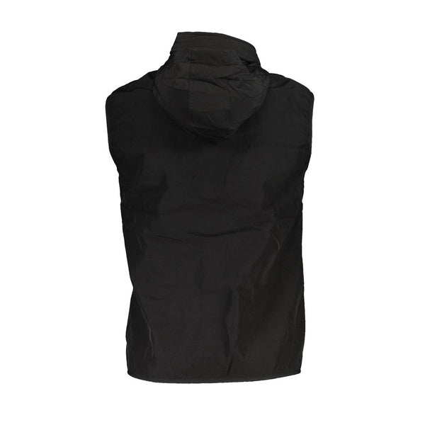 Chaqueta de poliéster negro