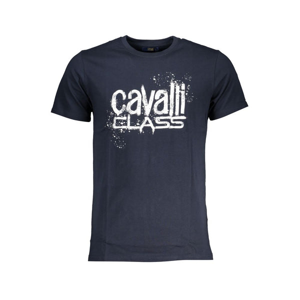 T-shirt di cotone blu