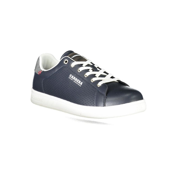 Sneaker en polyester bleu