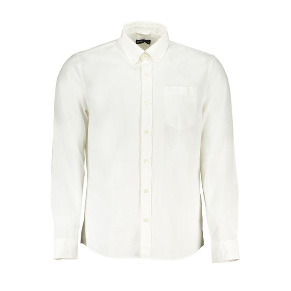 Camisa de algodón blanco