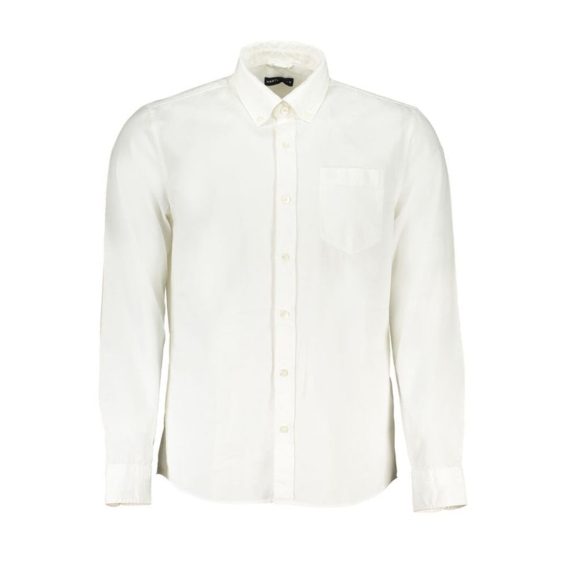 Chemise en coton blanc