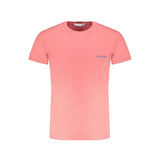 Camiseta de algodón rosa