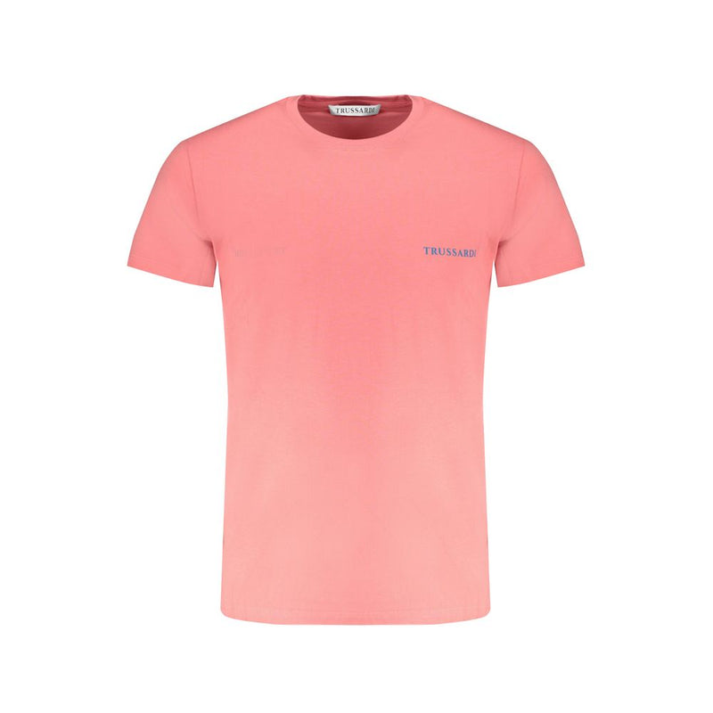 Camiseta de algodón rosa