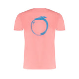 Camiseta de algodón rosa