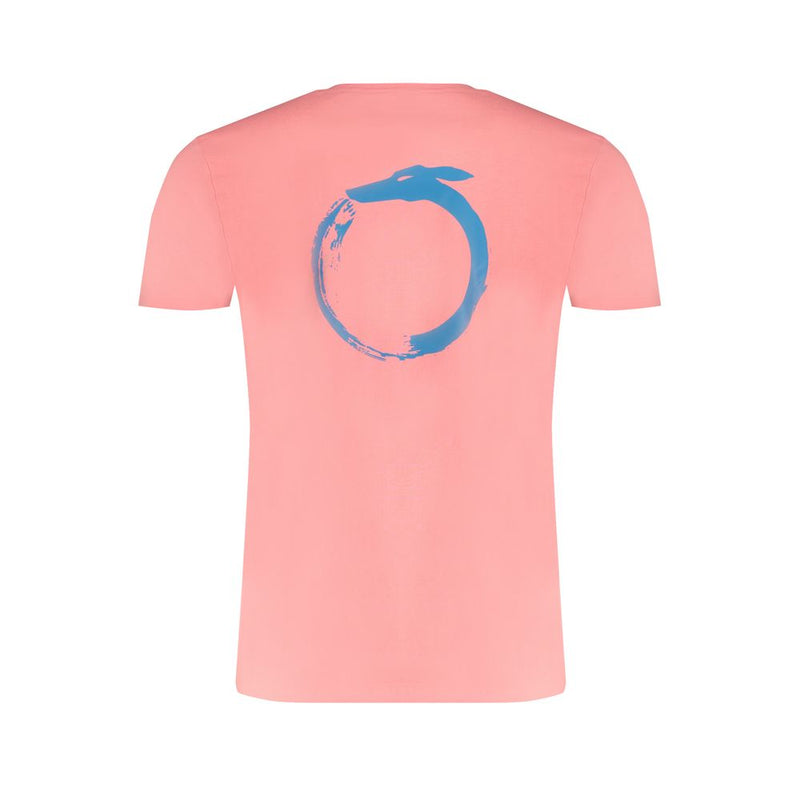 Camiseta de algodón rosa