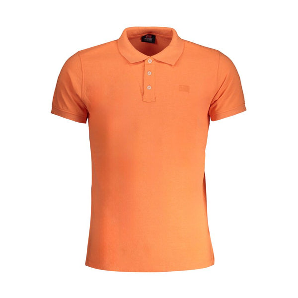 Shirt di polo in cotone arancione