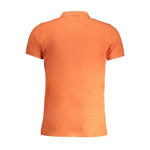 Polo en coton orange