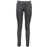 Elegante leggings in vita elastica nera