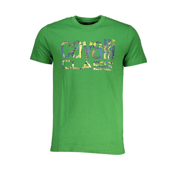 Camiseta de algodón verde