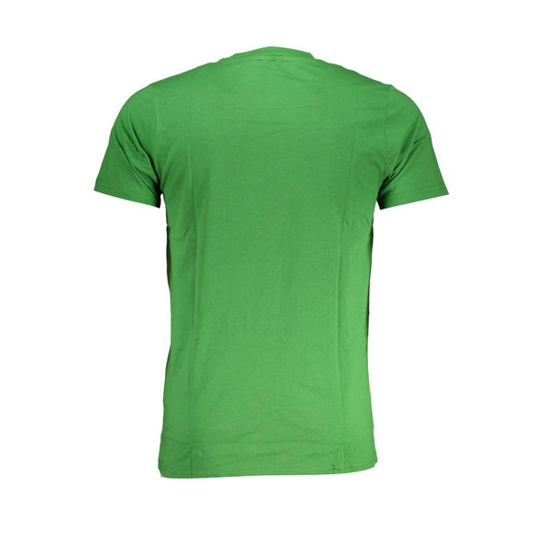 Camiseta de algodón verde