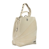 Mochila de polietileno beige