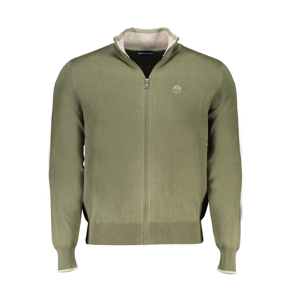 Pull en coton vert