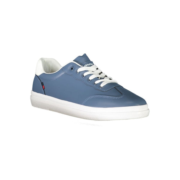 Sneaker en polyester bleu