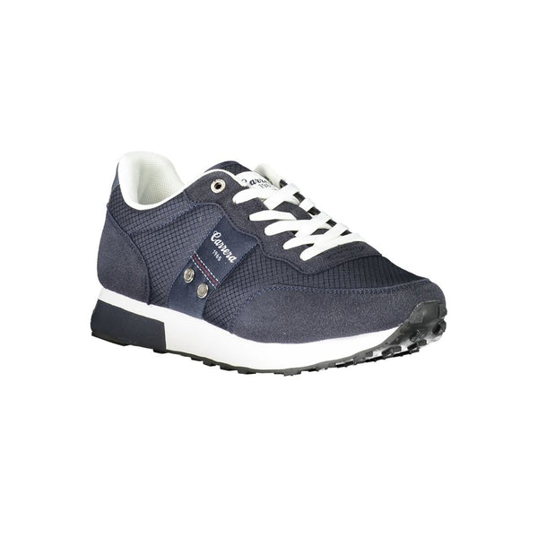 Sneaker en polyester bleu