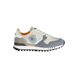 Sneaker en polyester bleu clair