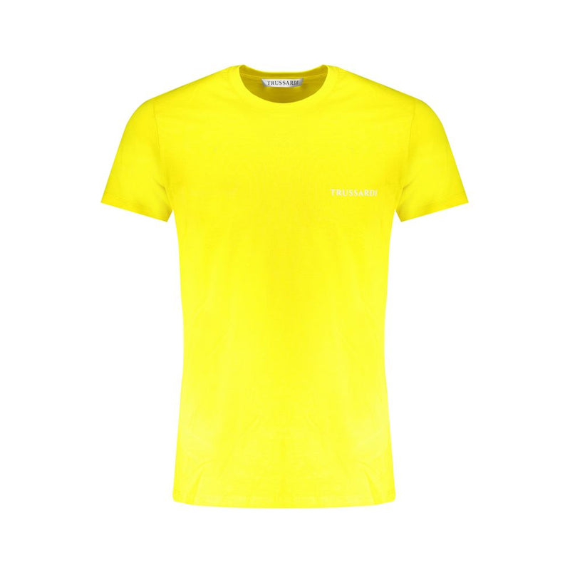 T-shirt di cotone giallo