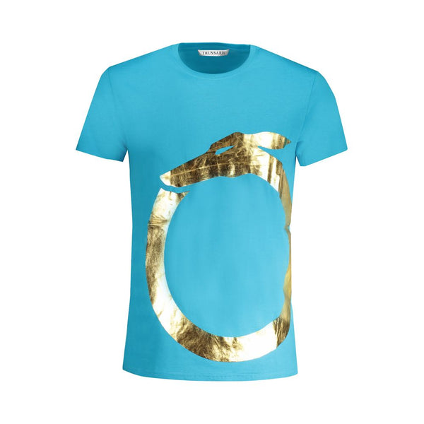 T-shirt en coton bleu clair