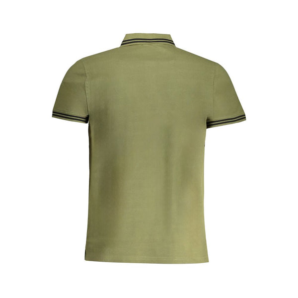 Shirt di polo in cotone verde