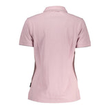 Chic Pink Polo με λεπτομέρειες αντίθεσης