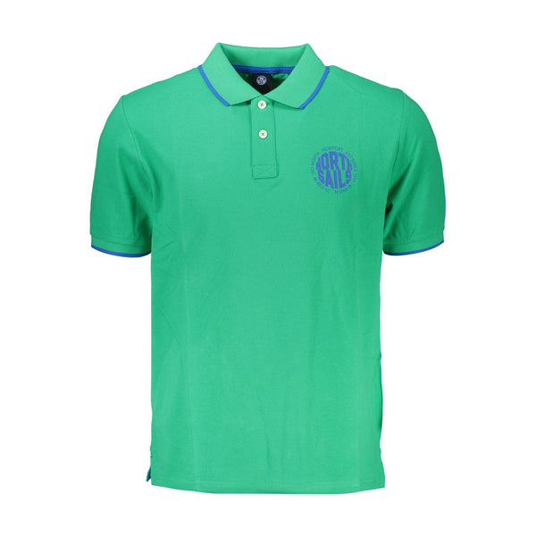 Polo en coton vert