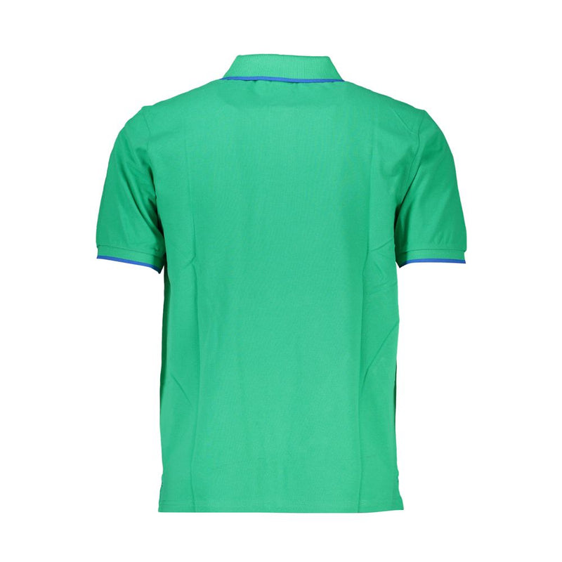 Polo de algodón verde