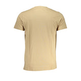 Camiseta de algodón beige